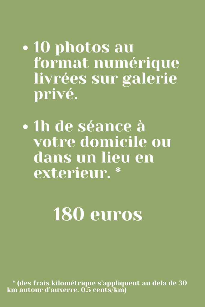 tarifs séance photo de couple