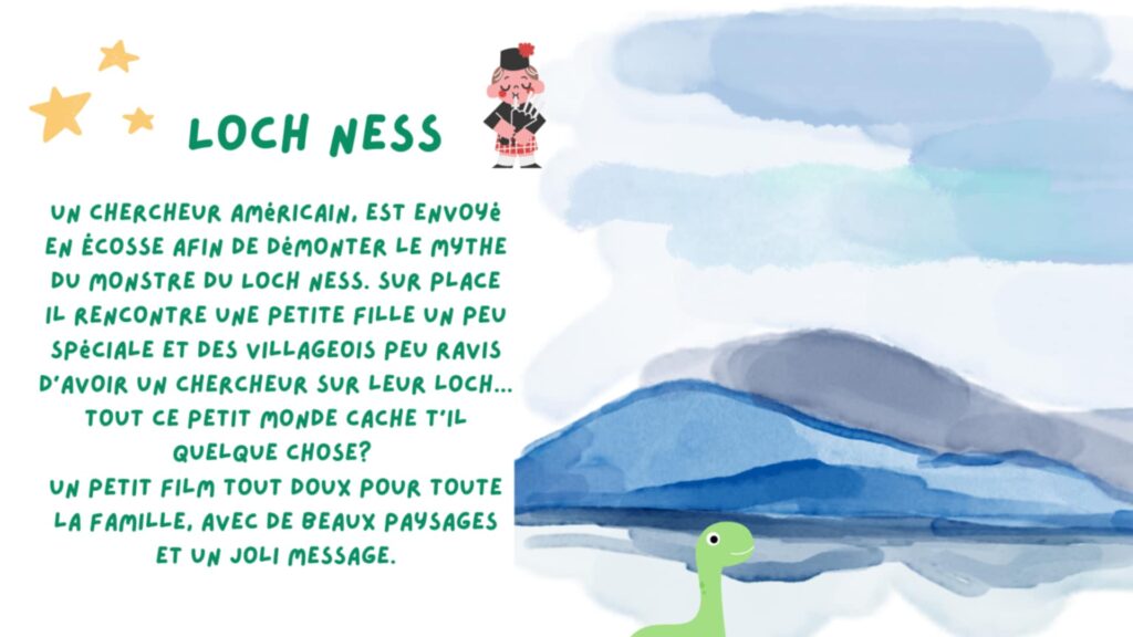 Loch Ness– film d’aventure pour toute la famille, à voir ensemble