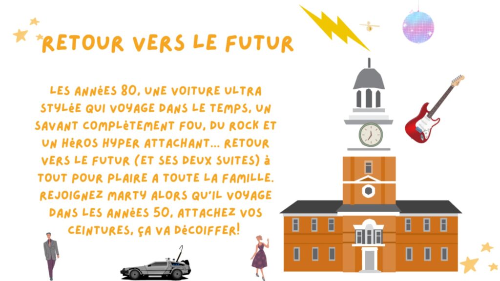 Retour vers le futur – comédie familiale culte à revoir ensemble.