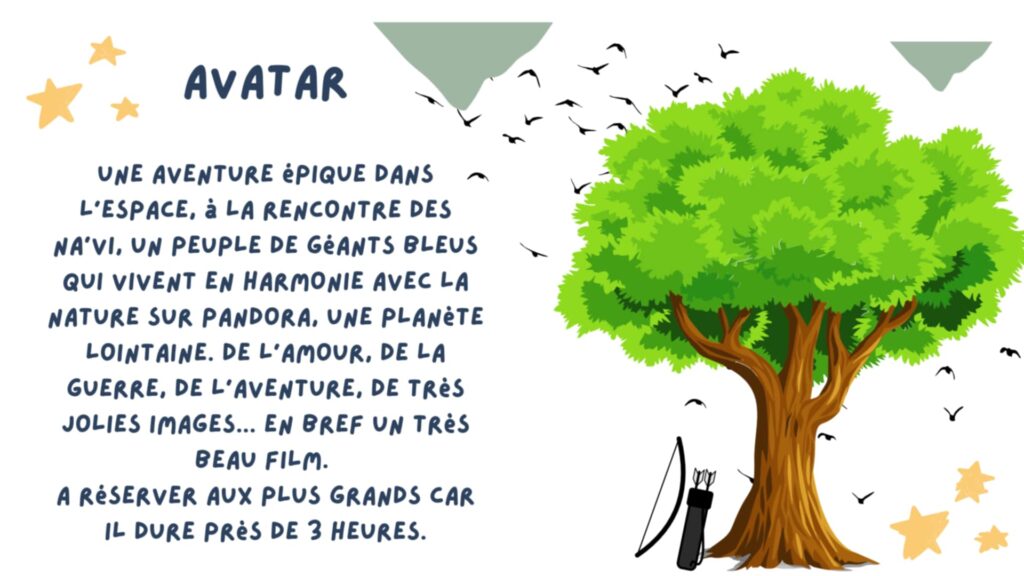 Avatar – film de science fiction à partager en famille.