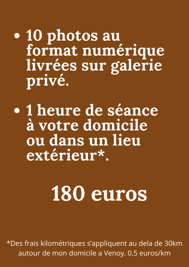 Tarifs séance photo famille Auxerre