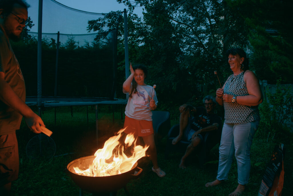 Premier barbecue de l'année en Mai, a auxerre.