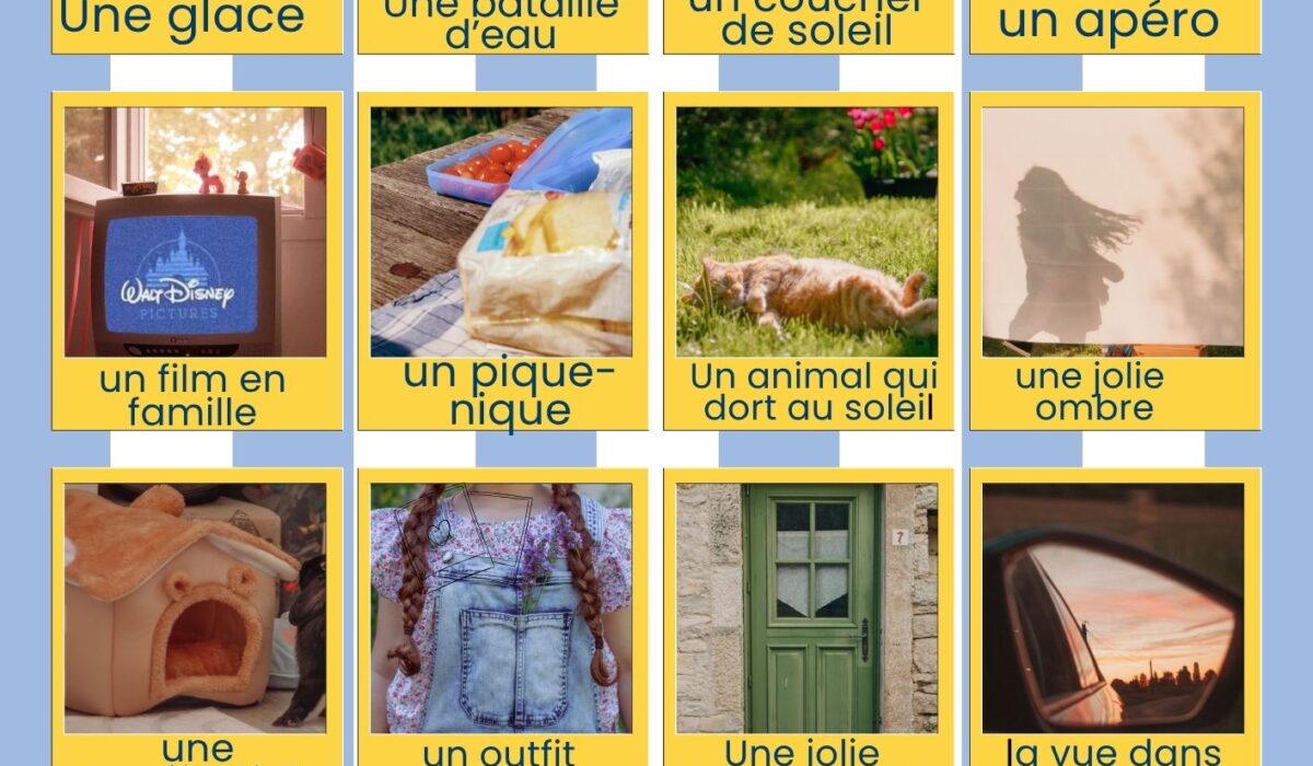 Bingo photo de l’été : un petit jeu créatif pour créer des souvenirs en famille